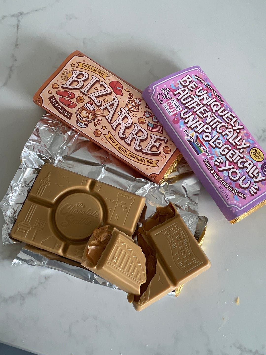Customer photo review of The Golden Caramel Bizarre Bar