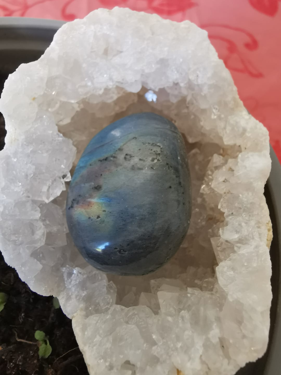 Customer photo review of Collier Labradorite Homme