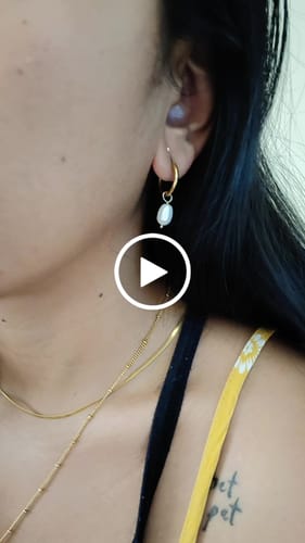 Customer video review of Junia Earrings