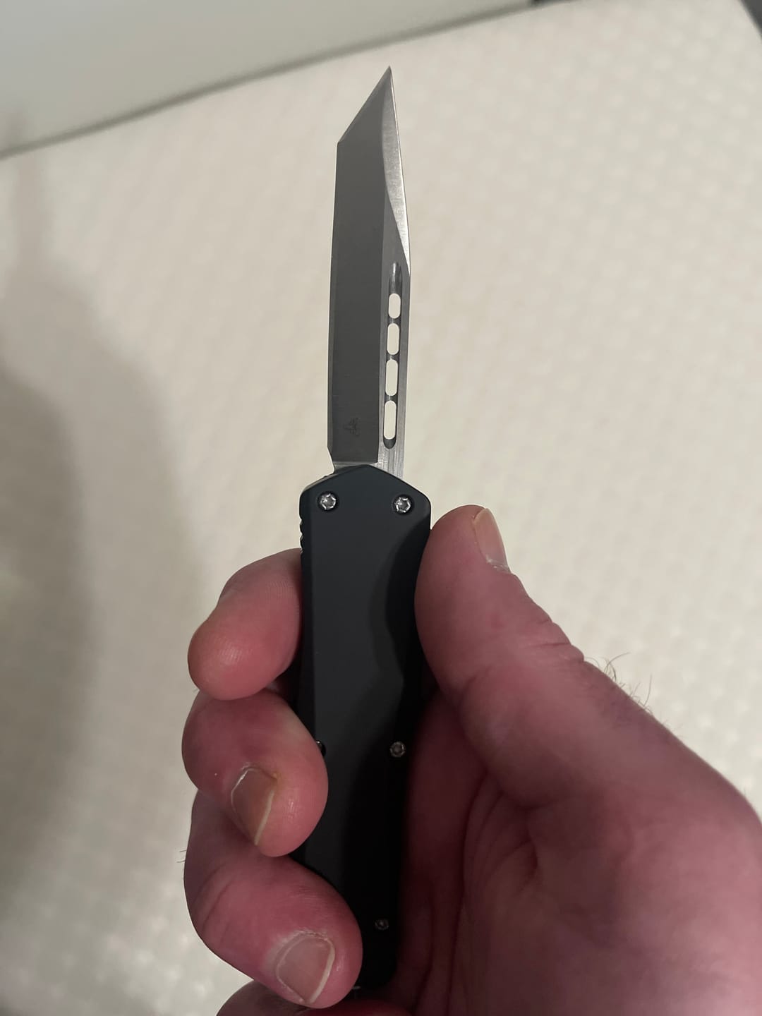 Customer photo review of Small Black Ghost D/A OTF (Multiple Blade Styles Available)