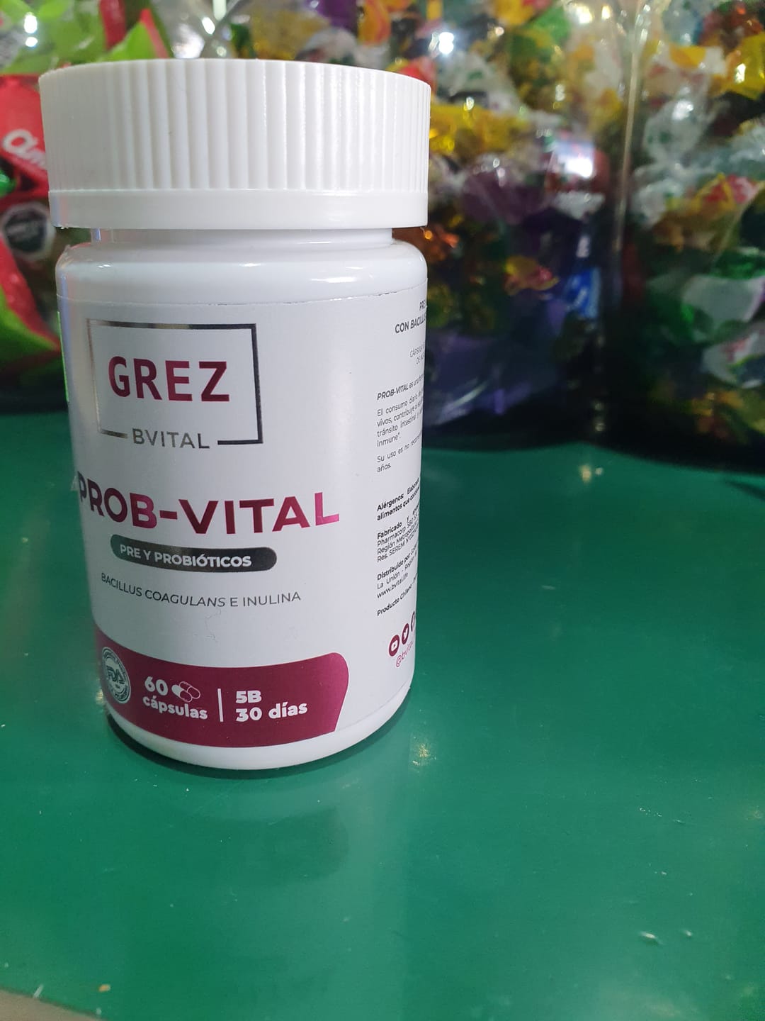 Customer photo review of PROB-VITAL - Simbiótico (Probióticos & prebióticos)