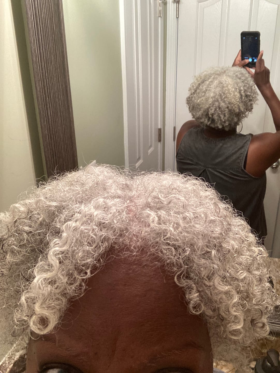 Customer photo review of INDULGE Moisturizing Deep Conditioning Treatment