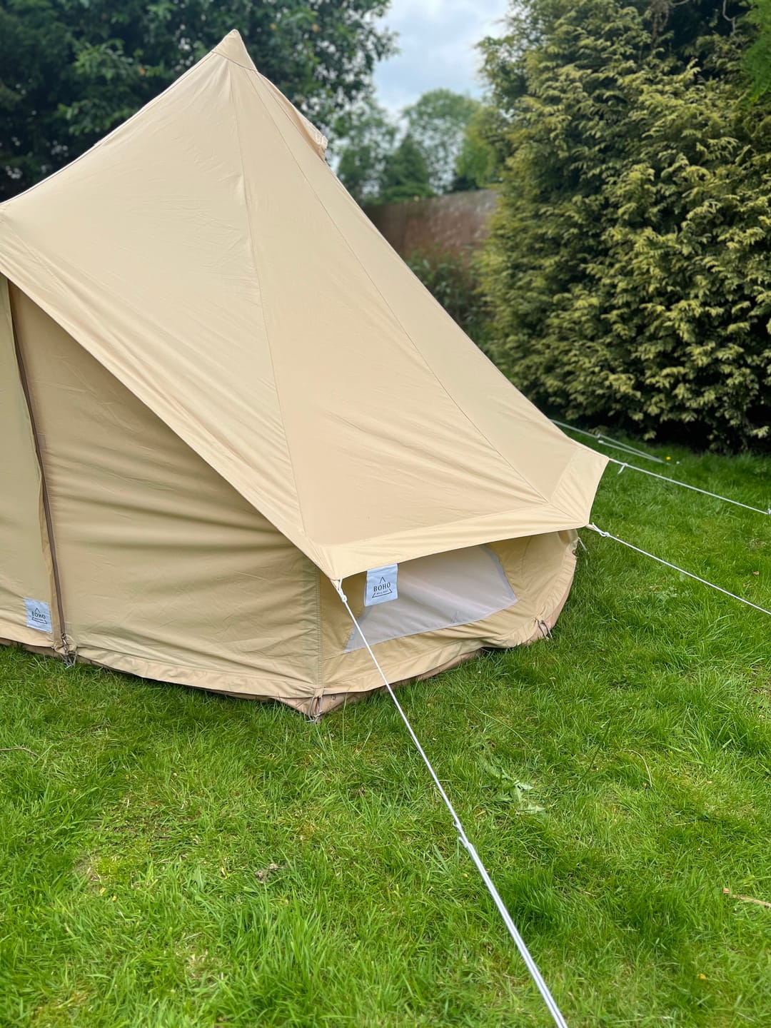 Customer photo review of Classic Bell Tent