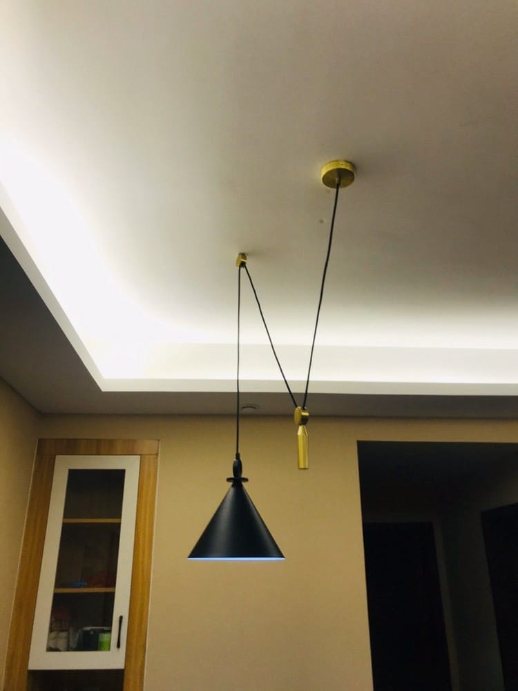 Customer photo review of Denmark Pulley Art Modern Pendant Lights