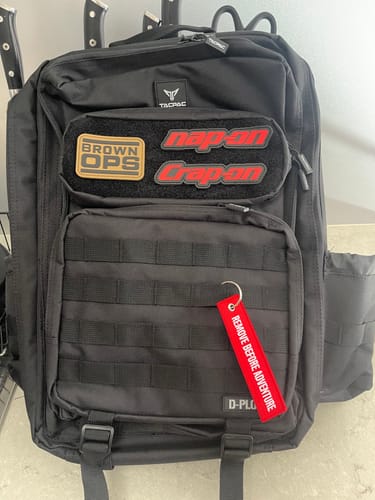 Customer photo review of Tacpac Nappy Bag Bundle Value Set