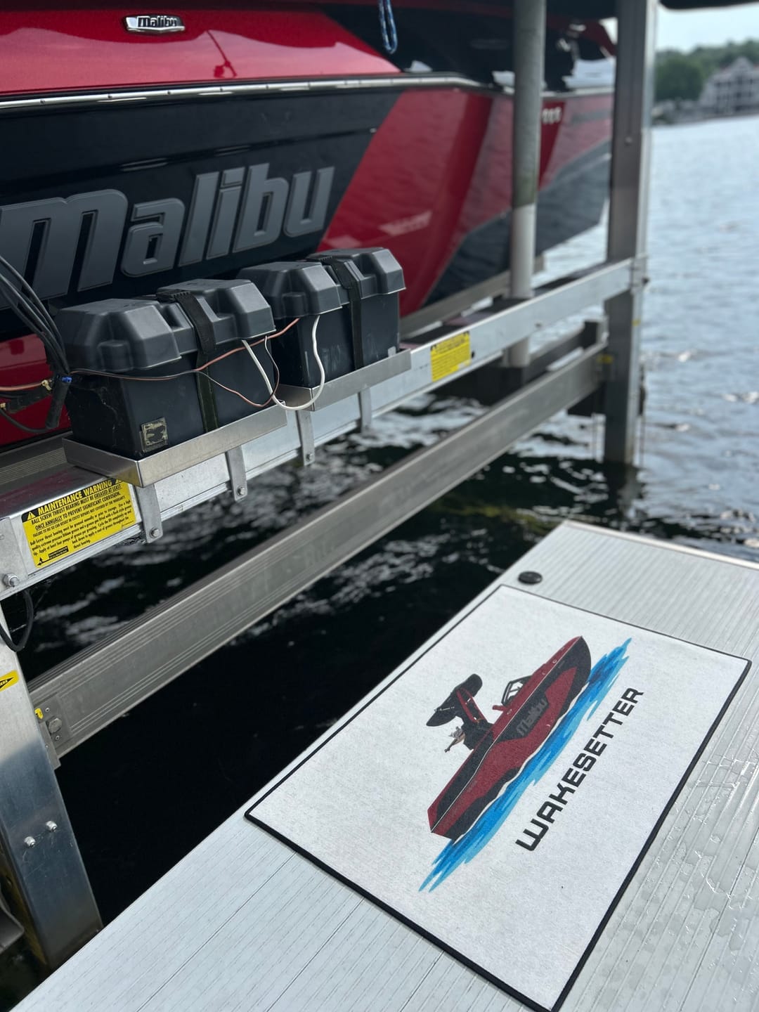 Customer photo review of Custom Indoor/Outdoor Dock Mat