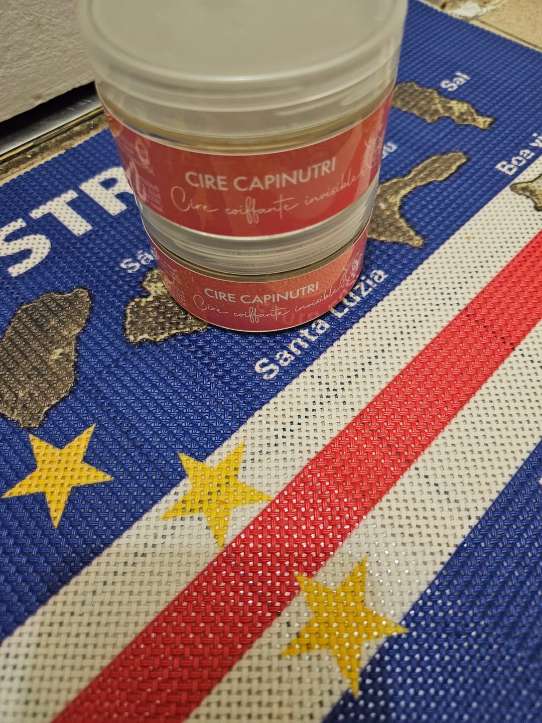 Customer photo review of Cire coiffante CAPINUTRI naturelle nourrissante sans résidus ni trace blanche