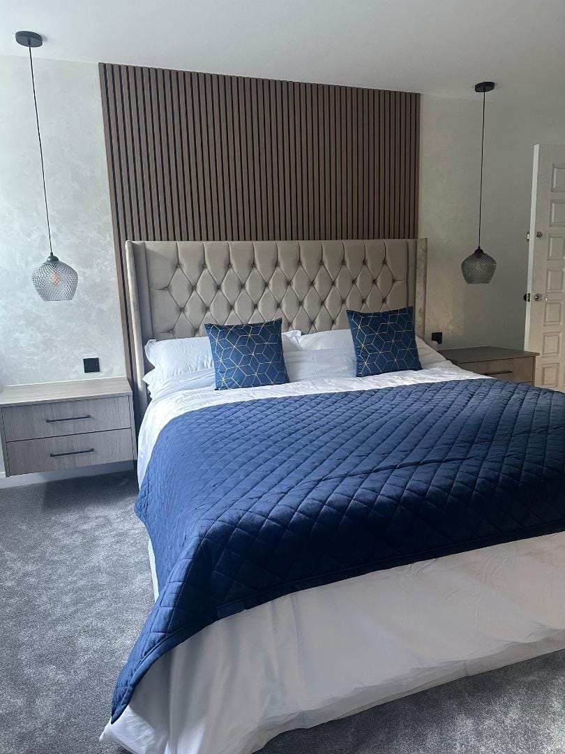 Customer photo review of Wooden Wall Panel | Mocca | Premium 3-sided Wood Veneer