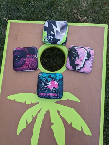 Customer photo review of Buffalo Bags - Soldier L - Emerald and Pink Buffalo - 2024 ACL PRO