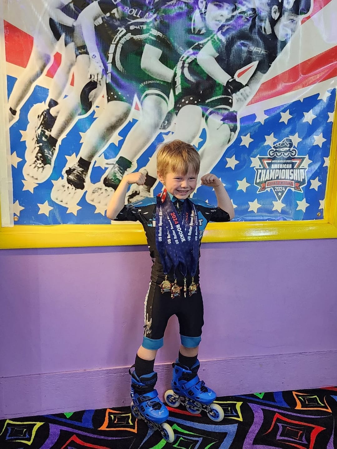 Customer photo review of Scoot Kids Inline Skates