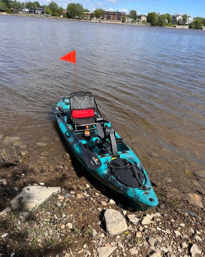 Customer photo review of Kayak de Pêche Oasis FishMaster 120 avec Système de Pédalier