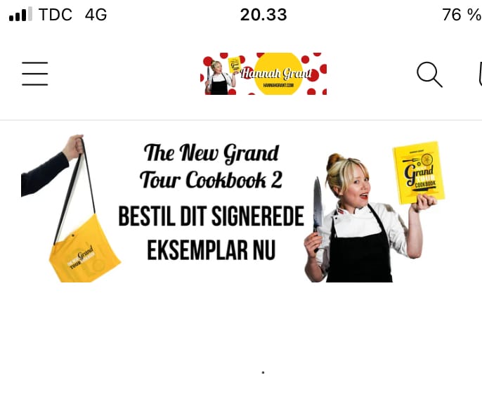 Customer photo review of The New Grand Tour Cookbook 2