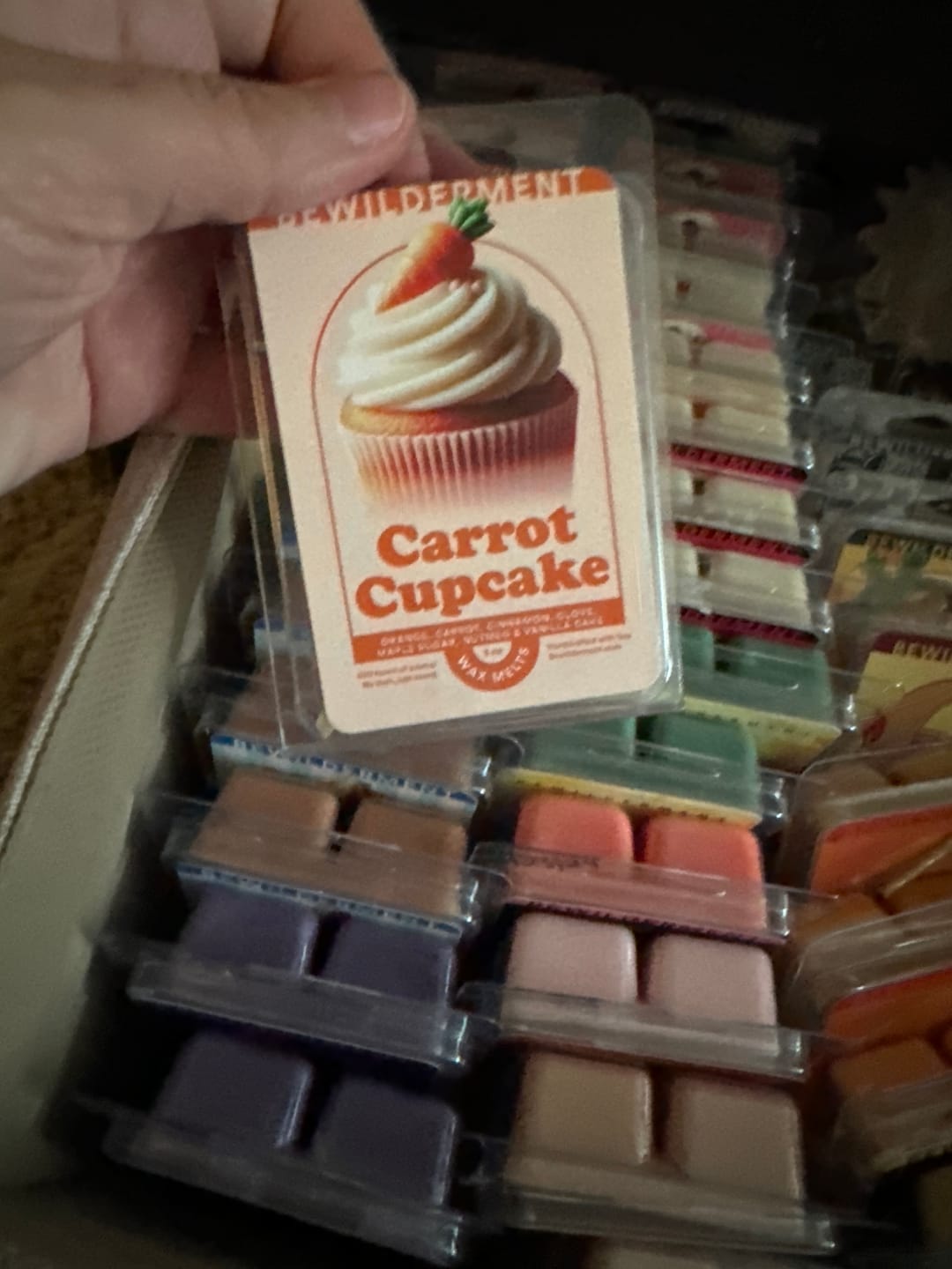 Customer photo review of Carrot Cupcake Melts