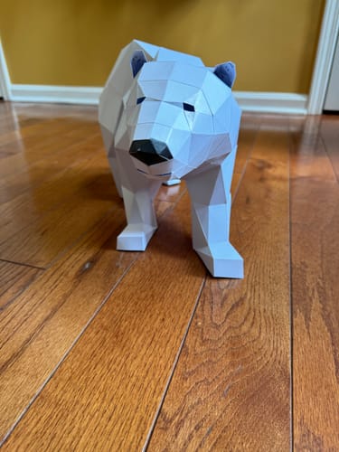 Customer photo review of Polar Bear - Digital PDF Template