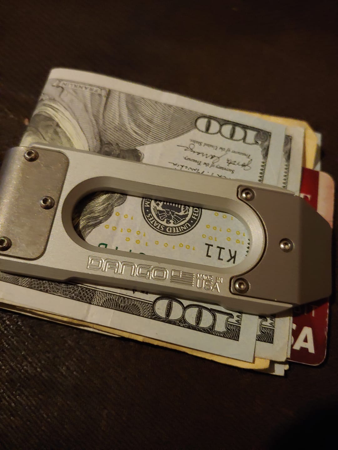 Customer photo review of MC02 TITANIUM MONEY CLIP