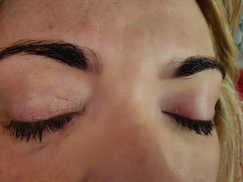 Customer photo review of iGlow Brow Maximizer - Brow Serum, 4 ml