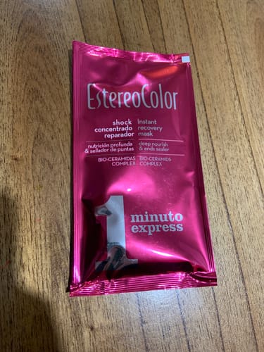 Customer photo review of Tratamiento Capilar Express 1 Minuto Estereocolor