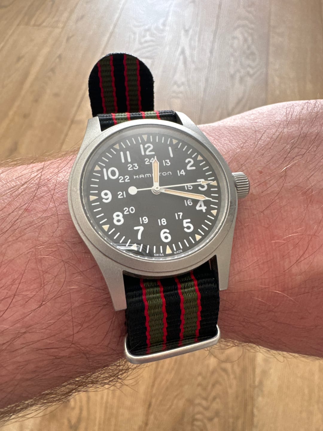 Customer photo review of Classic Military Style Strap - Vintage James Bond