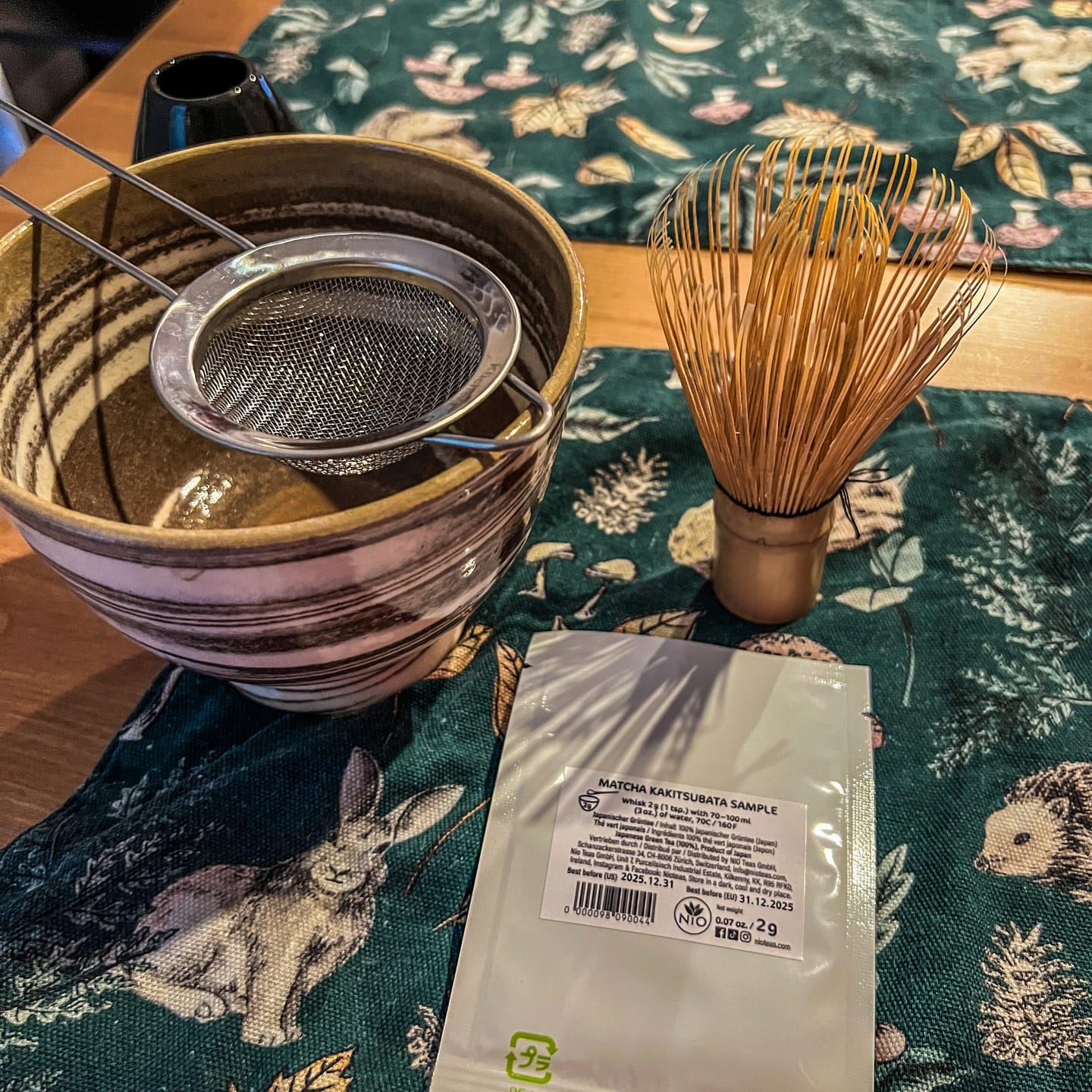 Customer photo review of Shizuoka Matcha Kakitsubata