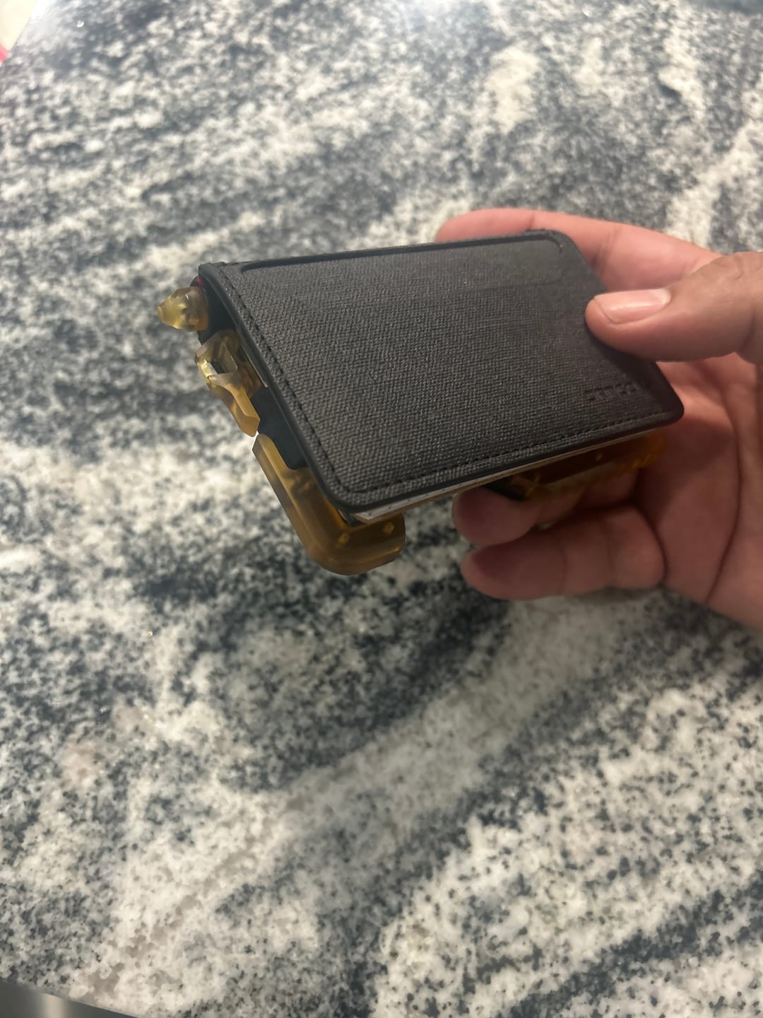 Customer photo review of DTEX 3 POCKET BIFOLD with PEN CAVITY