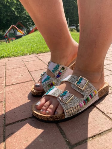 Customer photo review of Liana Pantolette - Weiß