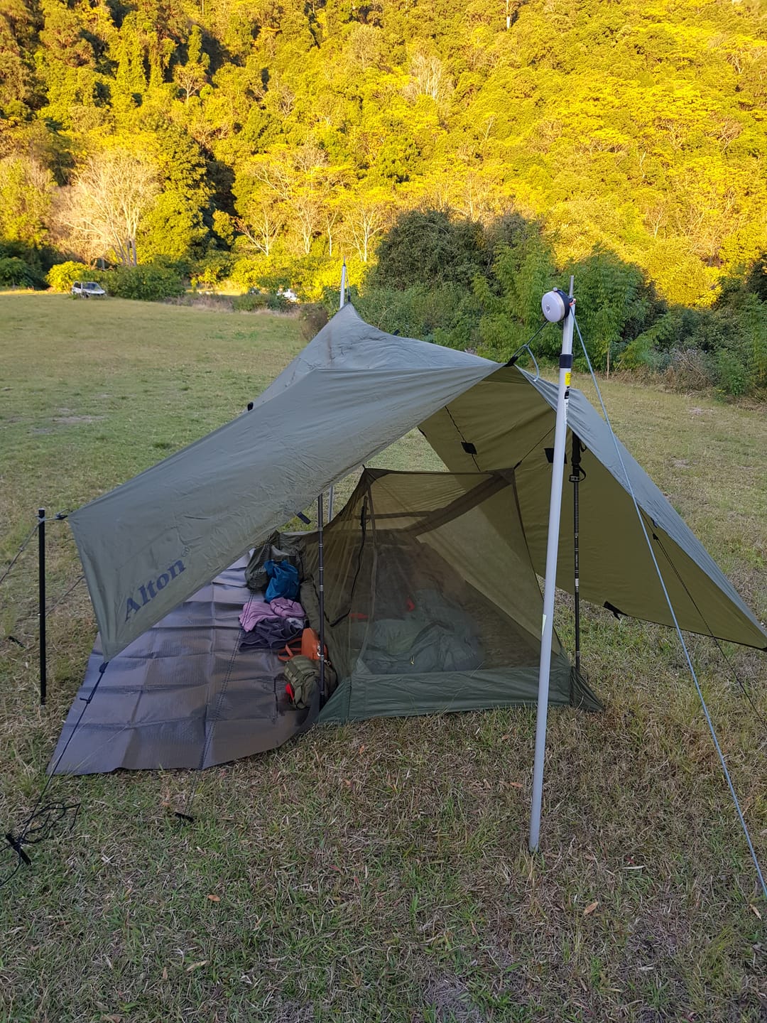 Customer photo review of Ultralight Bug Net Tent