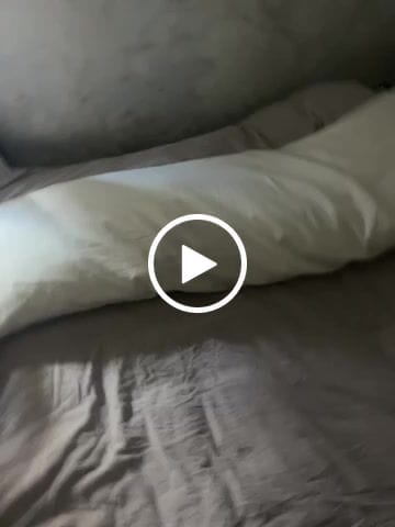 Customer video review of Schafschurwoll-Hirse-Kissen
