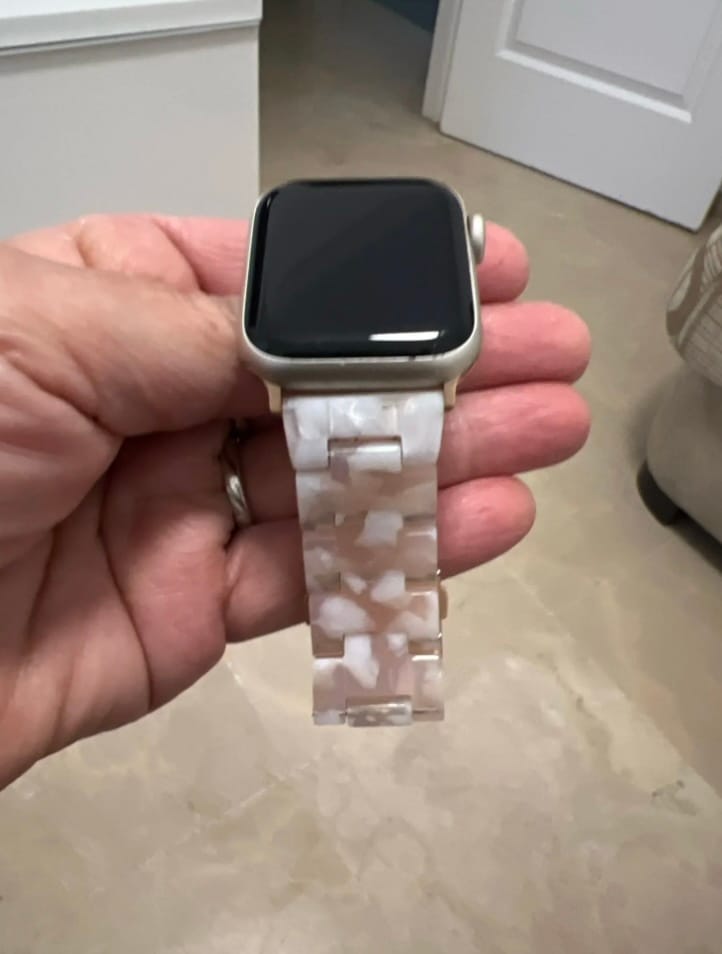 Customer photo review of NEU: Apple Watch Keramikarmband 'Alice'