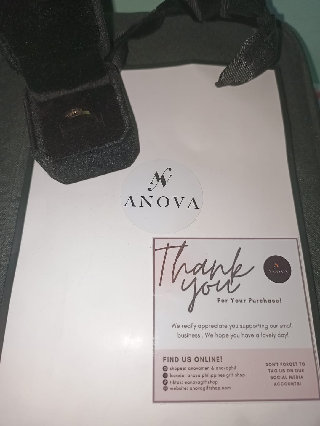 Customer photo review of Photo Engraved Portrait Necklace Gift