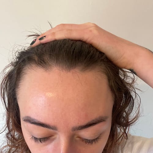Customer photo review of hair rave