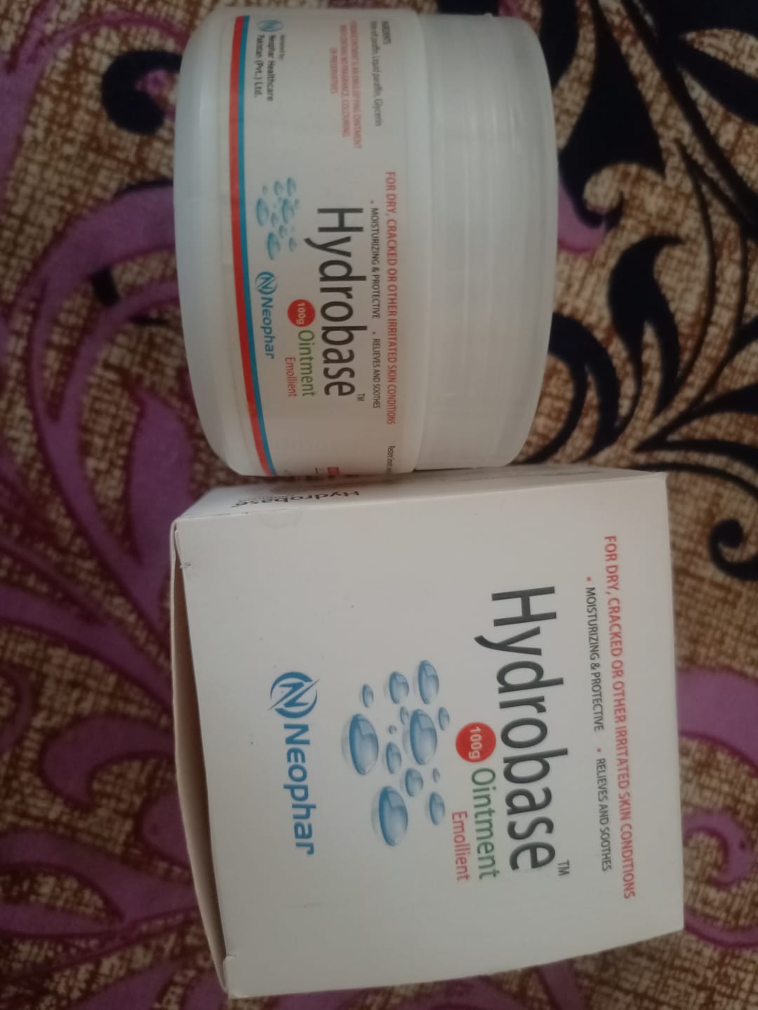 Customer photo review of Hydrobase Emollient Ointment