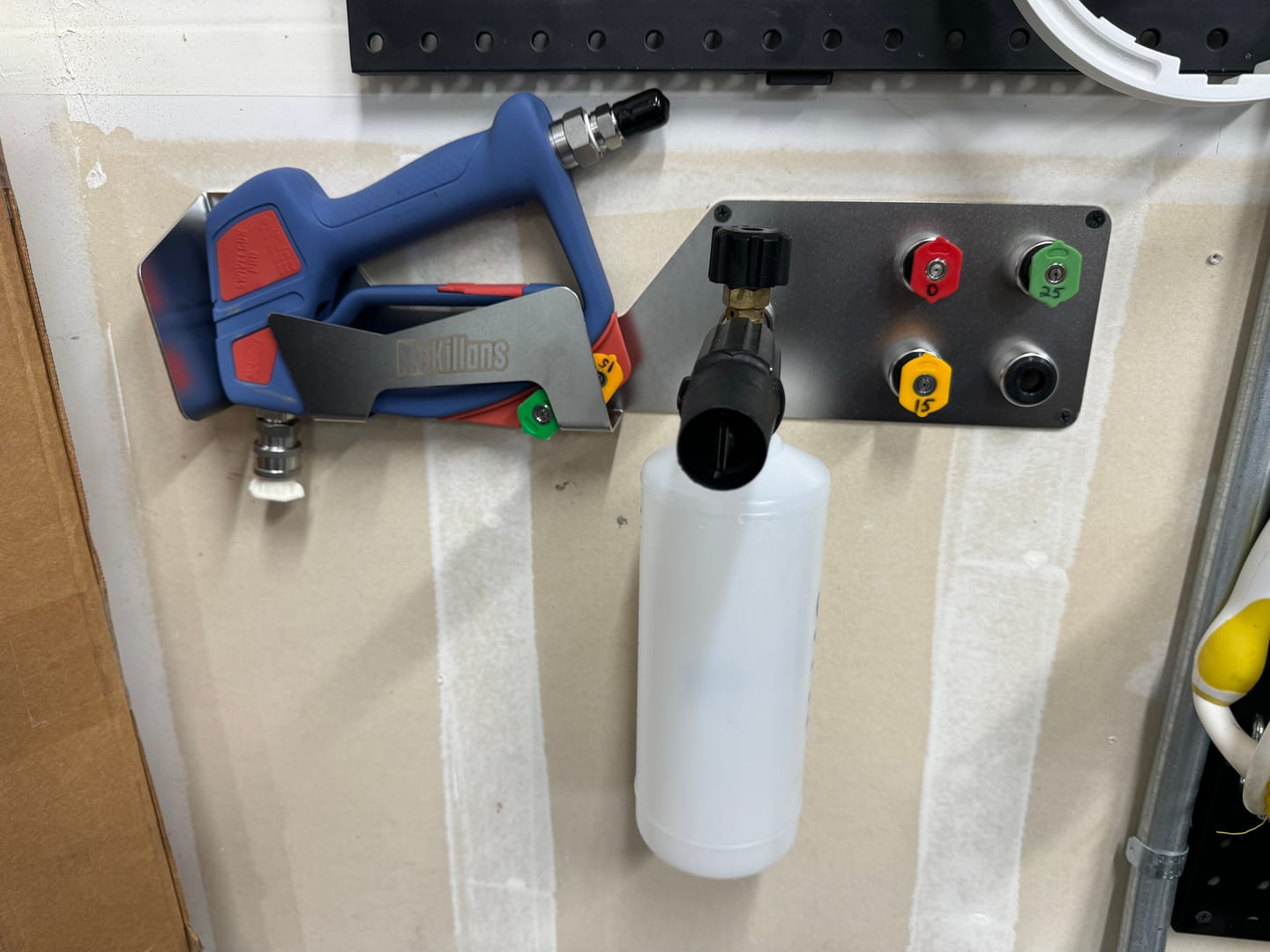 Customer photo review of Stainless Wall Organizer