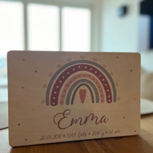 Customer photo review of Personalisierte Erinnerungskiste Reh im Wald