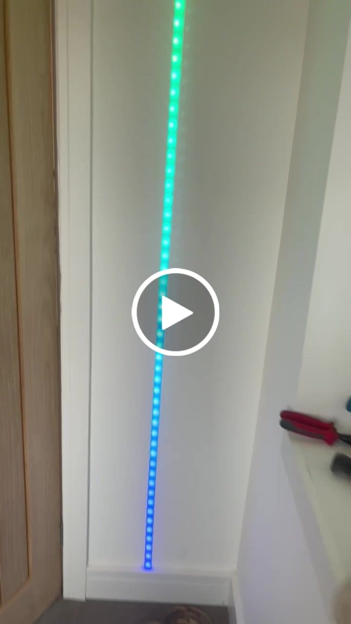Customer video review of 2 Meters Trimless 12MM Wide Plaster-In Aluminum LED Profile Channel with Frosted Diffuser & Accessories for LED Strip Lighting