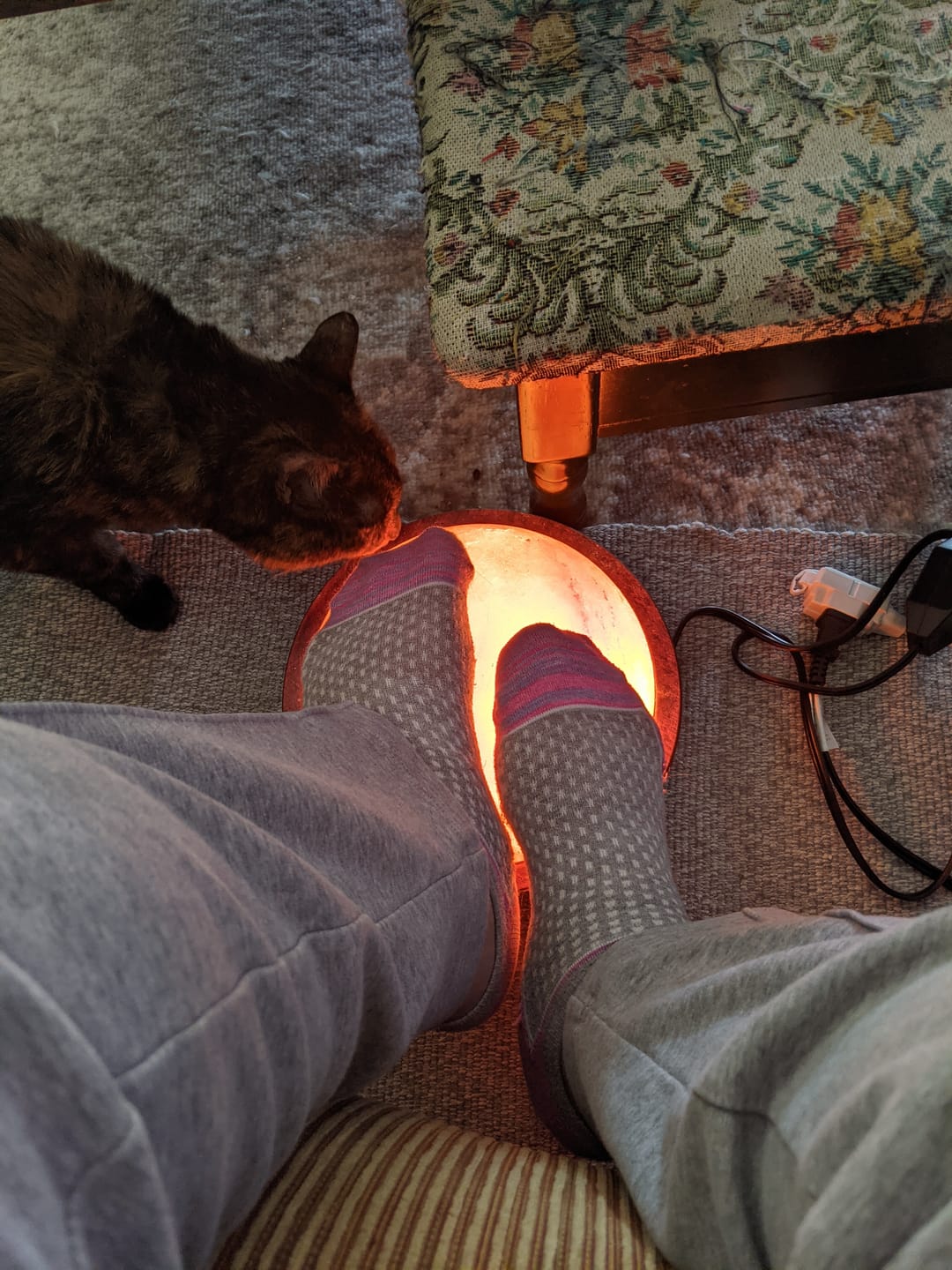 Customer photo review of Himalayan Pink Salt Foot Dome - For Detoxing