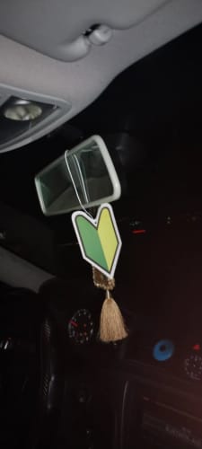 Customer photo review of JDM Car Air Freshener Emblem