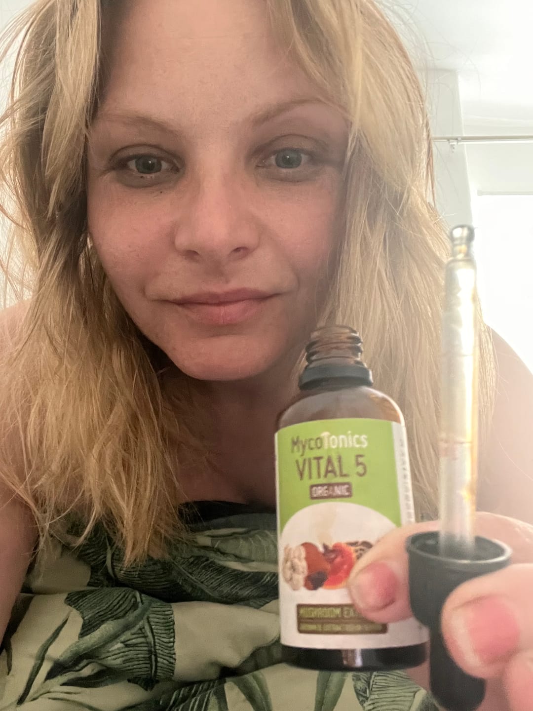 Customer photo review of Organic Vital 5 Mushroom Blend Complex (50ml)