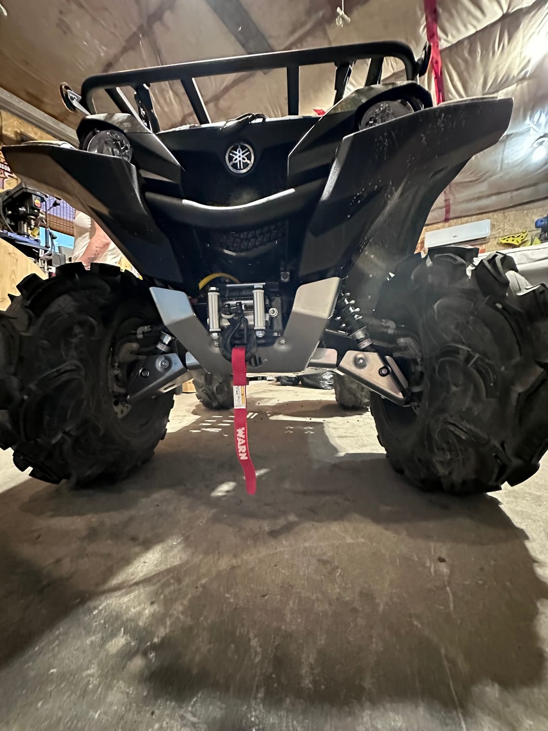 Customer photo review of Complete Aluminum Skid Plates for Yamaha Grizzly 550/700