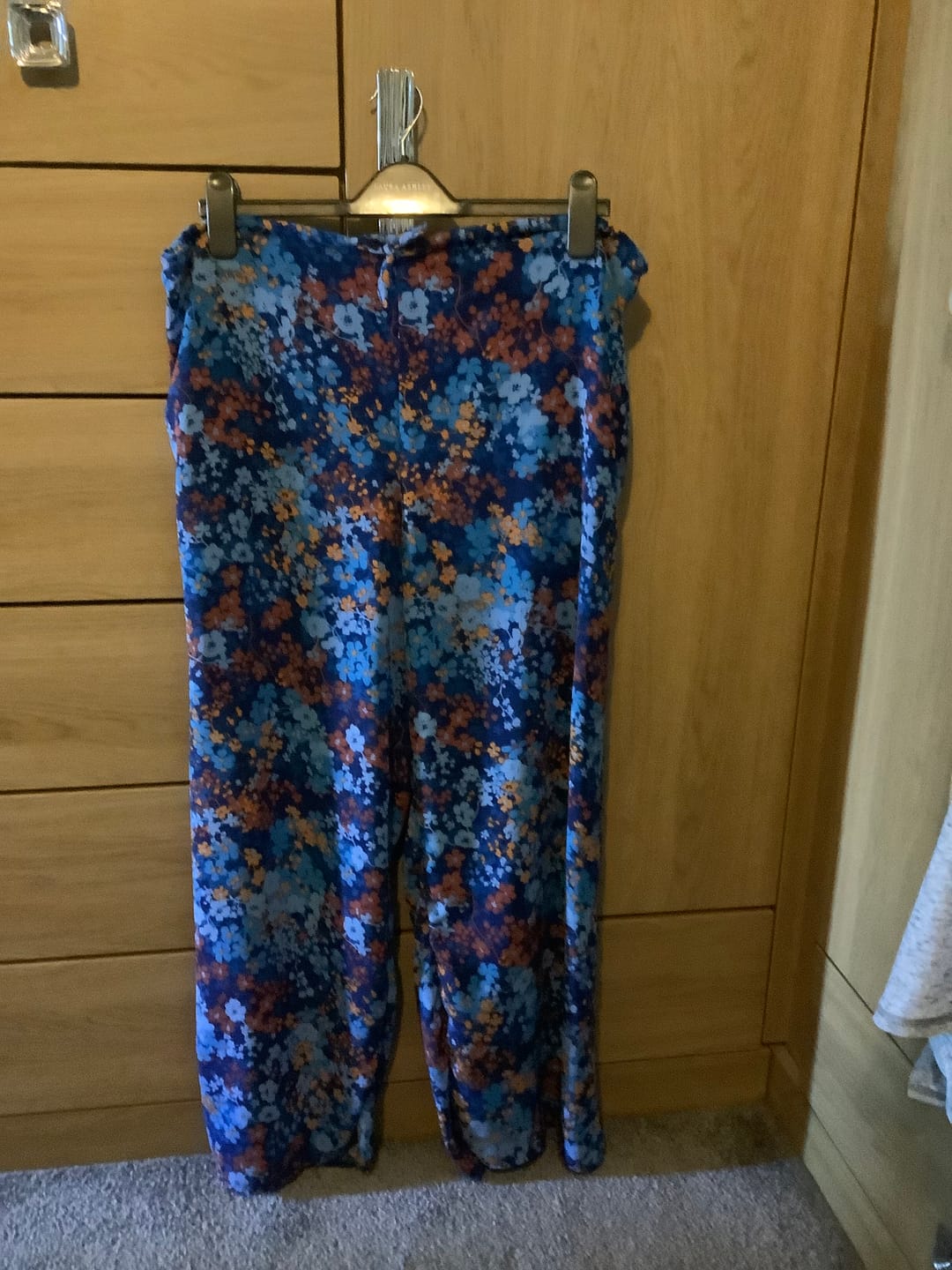 Customer photo review of Blossoming Flowers Polyester Crepe Fabric
