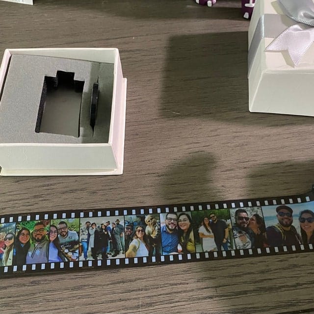 Customer photo review of Custom Drive Safe Film Roll Keychain For Your Love