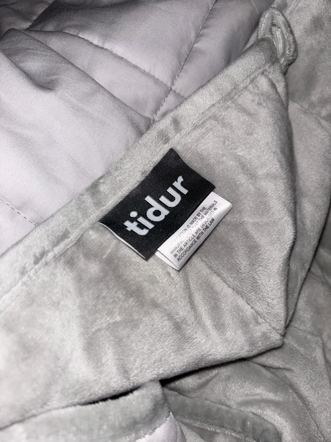 Customer photo review of Tidur Weighted Blankets