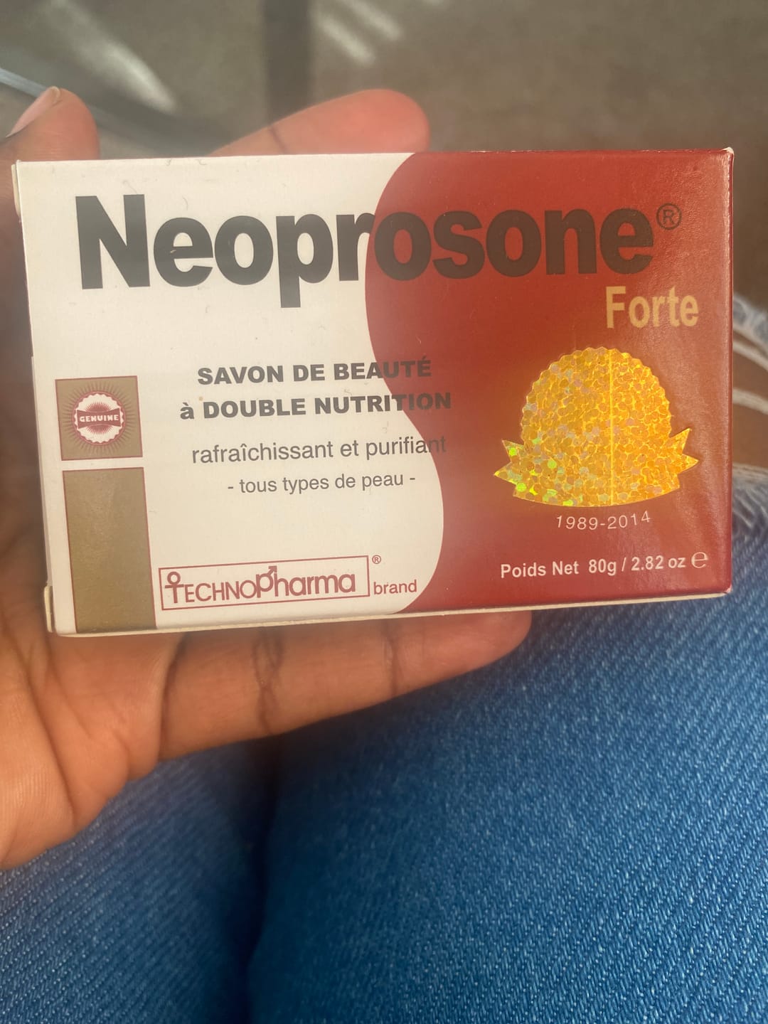 Customer photo review of Neoprosone Skin Brightening  Soap 80gr