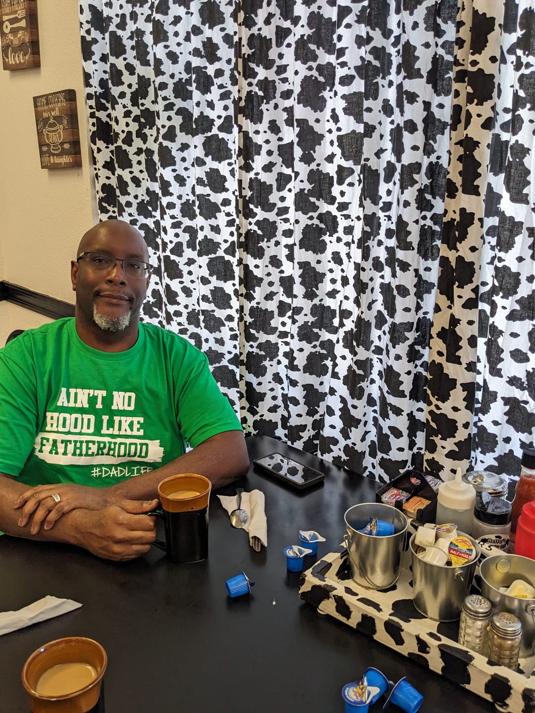 Customer photo review of No Hood Like Fatherhood