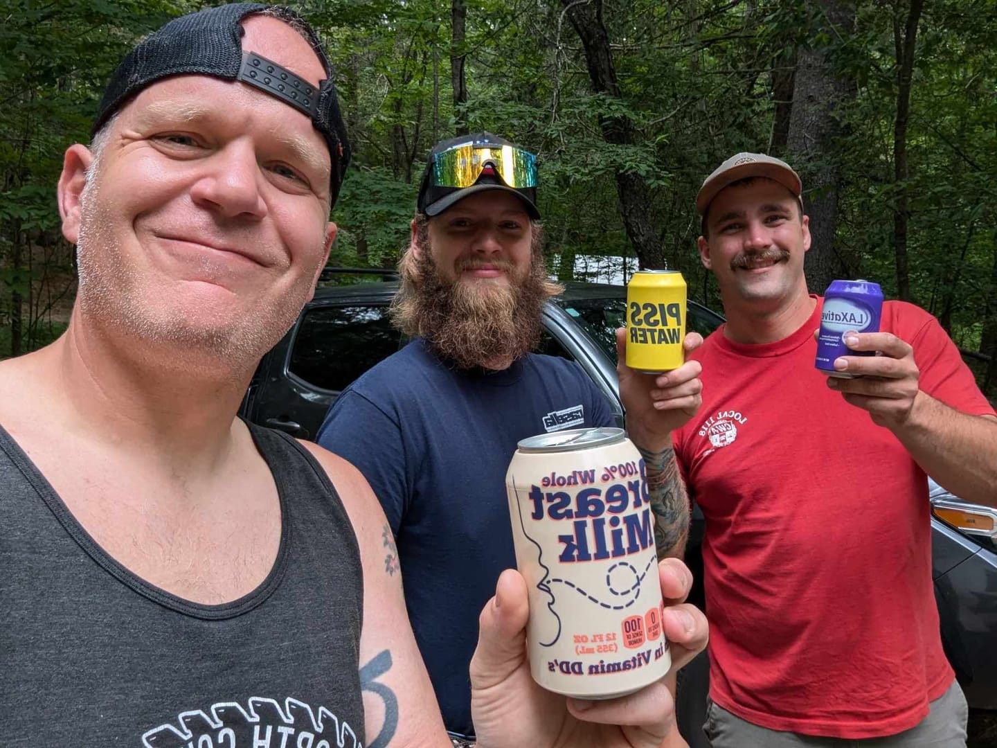 Customer photo review of Breast Milk Beersy Silicone Sleeve Hide-a-Beer Can Cooler
