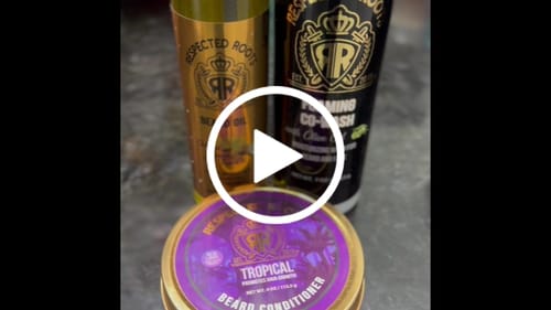 Customer video review of Respected Roots Beard Care Kit