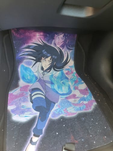Customer photo review of Anime Car Floor Mats Uzumaki And Hinata Galaxy Style Car Accessories