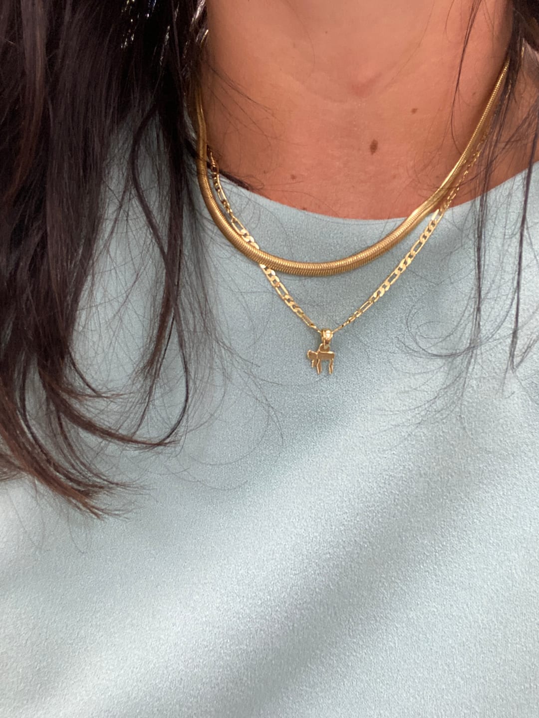 Customer photo review of Chai Chain Necklace