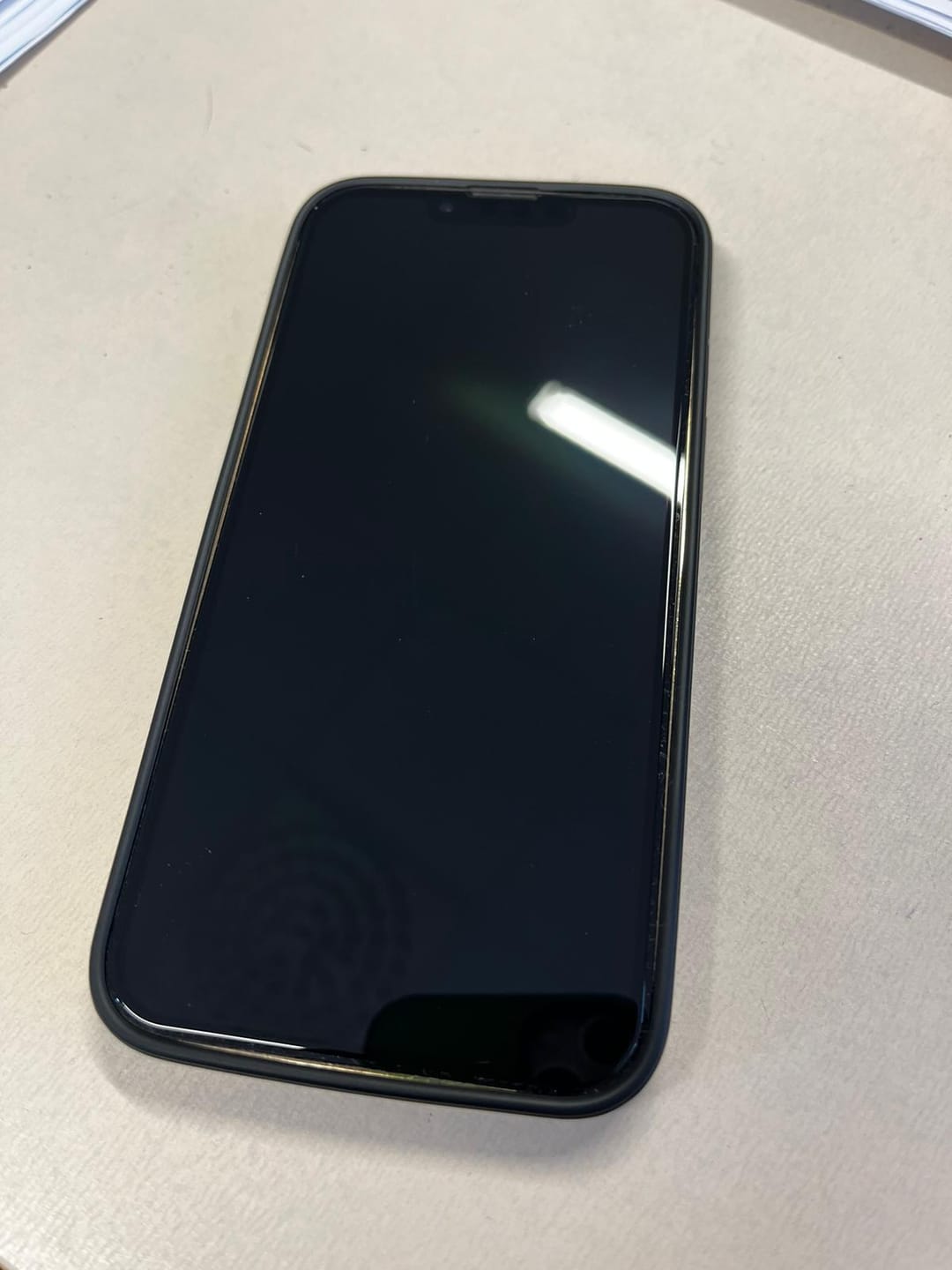 Customer photo review of Apple iPhone Panssarilasi, Asennuskehikolla