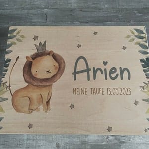 Customer photo review of Personalisierte Erinnerungskiste Koala