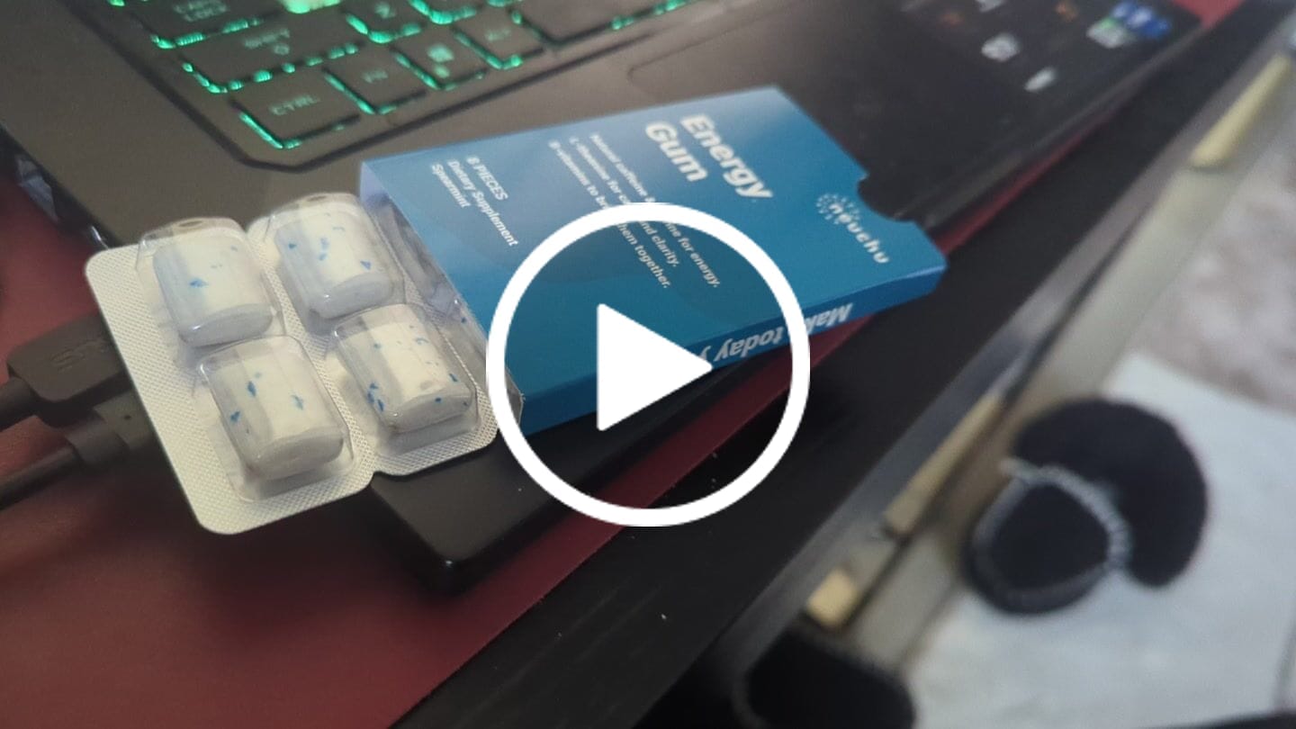 Customer video review of Energy Gum